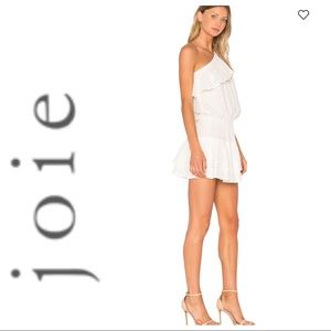 Joie White One Shoulder Dress
